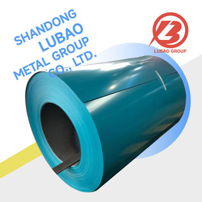 Pacote padrão Corrugado de cor revestido de metal de zinco de aço bobina para telhado folha RAL 5000 Violeta Azul 1,0-2,0mm espessura