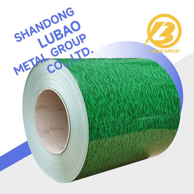 Pacote padrão Corrugado de cor revestido de metal de zinco de aço bobina para telhado folha RAL 5000 Violeta Azul 1,0-2,0mm espessura