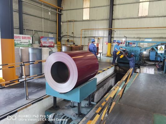 Coil de aço PPGI/PPGL competitivo Q23B DX51D Coil de aço galvanizado pré-pintado para largura 1000-1250mm e comprimento personalizado