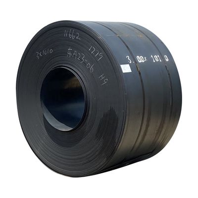 Full Hard SS400 Hot Rolled Carbon Steel Strip/Coil Q195 Q235 Q345 Prime Steel Coils com largura padrão ASTM 600-2000mm