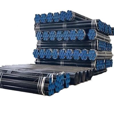 Tubos redondos ASTM A53 A36 A106 API 5L GR.B Tubo sem costura de aço carbono com técnica de laminagem a quente