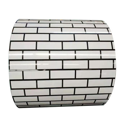 Serviço de corte oferecido para bobinas de aço galvanizado pré-pintadas PPGI/PPGL em Z121-Z180 Revestimento 750-1250 mm Largura fabricada