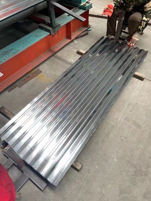 Processamento de punção SGCC DX51D GI Chapa de telhado Chapa de aço corrugado galvanizado com espessura 0,1-1 mm e Serviço