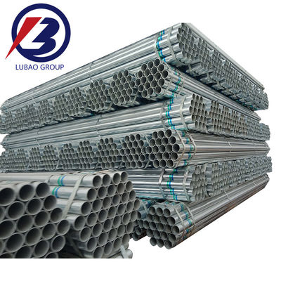 Tubo de perfuração Diâmetro externo 26,9 310 mm Tubo redondo de aço galvanizado revestido de zinco para irrigação de terras agrícolas Q235 Q345 SS400