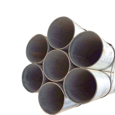 Tubo de ligação de aço carbono preto, de alta frequência, de dupla costura reta, com tubos de carbono oco laminados a quente