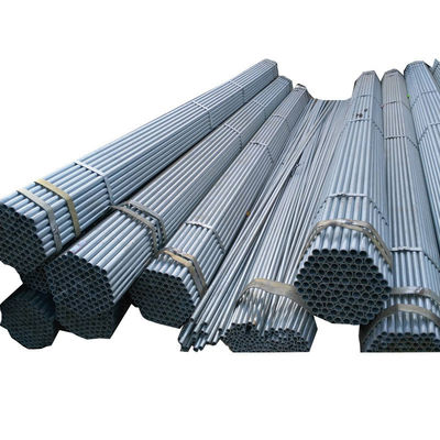 Espessura 1,2-2,2 mm Certificado ASTM AISI GI Tubo MS revestido de zinco Galvanizado Tubo de ferro soldado para material estrutural