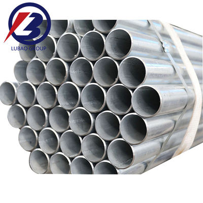 Espessura 1,2-2,2 mm Certificado ASTM AISI GI Tubo MS revestido de zinco Galvanizado Tubo de ferro soldado para material estrutural