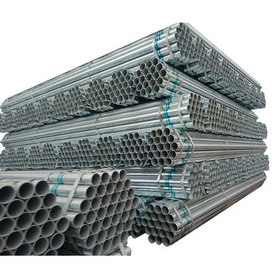 Espessura 1,2-2,2 mm Certificado ASTM AISI GI Tubo MS revestido de zinco Galvanizado Tubo de ferro soldado para material estrutural