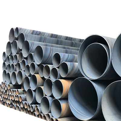 Q235B/Q255/Q275/Q345/Q420/Q460 Sch40 API 5L Tubo hidráulico giratório soldado em espiral/ferro preto para transporte de esgoto de óleo e gás