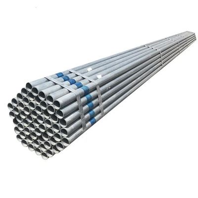 Tubo de aço galvanizado de grande diâmetro pré-GI para andaimes laminado a frio Q235 A36 com faturamento por peso real e sucata