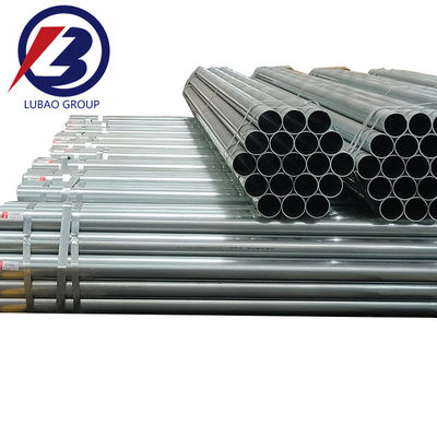 Tubo de aço galvanizado de grande diâmetro pré-GI para andaimes laminado a frio Q235 A36 com faturamento por peso real e sucata