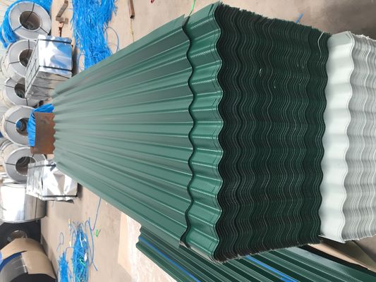 SGCC PPGI chapa de telhado soldadura de cor revestida pré-pintada chapa de aço galvanizado para pacote padrão na construção