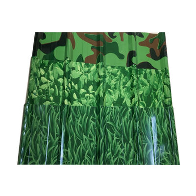 Resistência Chapa de aço revestida de aço corrugado Chapa de aço revestida de aço revestida de cor Venda de painéis de telhado de metal primário em edifícios