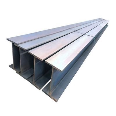 Aço estrutural de carbono Astm Ss400 Ipe 100 120 240 Padrão laminado a quente H vigas H comprimento de aço em forma de pedido do cliente