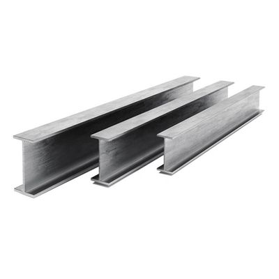Feixes I de aço carbono laminados a quente personalizáveis com tolerância de ± 1% e superfície natural