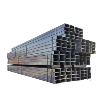 Tubos de aço pré-galvanizados SHS RHS Tubos revestidos de zinco para tubos de aço carbono quadrados ERW