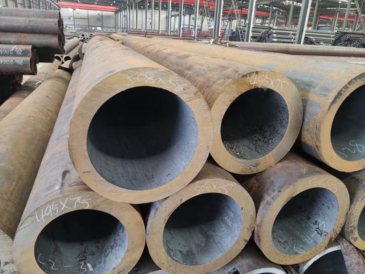 Tubo de aço inoxidável sem costura de aço carbono não ligado para aplicação de óleo Tolerância ± 1% ligado ou não ligado