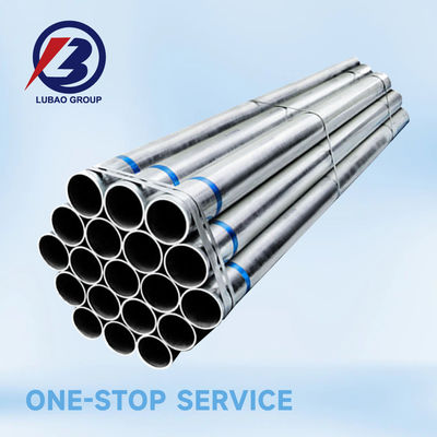 Tubos de aço galvanizados por pé personalizados Tubos de aço galvanizados sem costura redondos dentro de ± 1% Tolerância para serviço de processamento