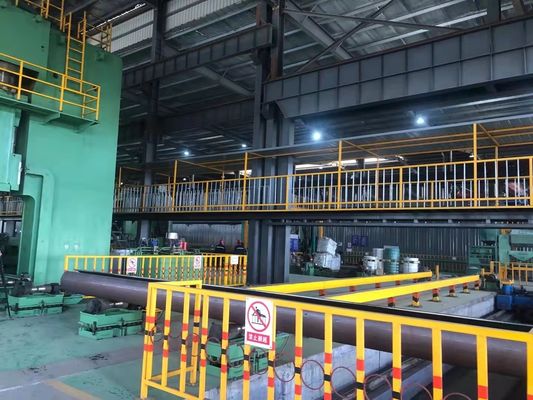 Certificado CE Q235B Tubo de aço carbono soldado em espiral para serviço de processamento de revestimento de poços de água