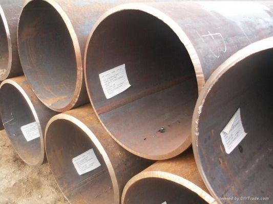 Tubo de aço soldado de costura reta com espessura nominal da parede de 2-6 mm Tolerância ± 1% Forma da secção Redonda