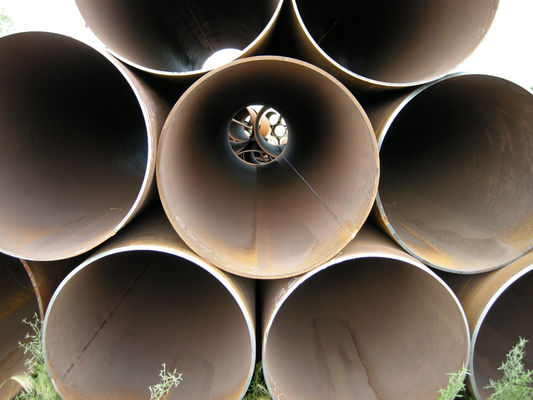 Construção de tubos de aço soldados de costura reta Q235B com espessura de parede de 2-6 mm e diâmetro exterior de 6-150 mm provenientes da China
