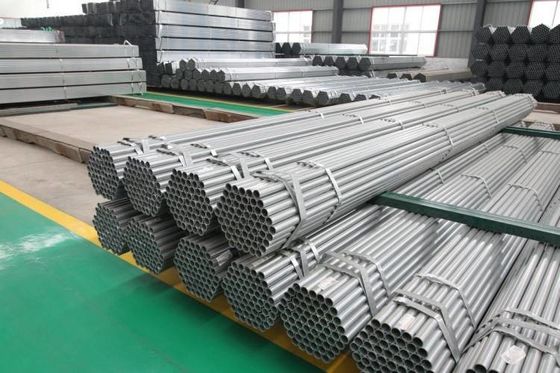 1.2-20mm Carbon Round Welded Galvanized Steel Pipe for Greenhouse com tecnologia laminada a quente e certificação ISO9001