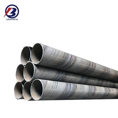 Tubo de fertilizantes químicos ASTM Q235B Tubo/tubo de aço carbono soldado em espiral para poço de água