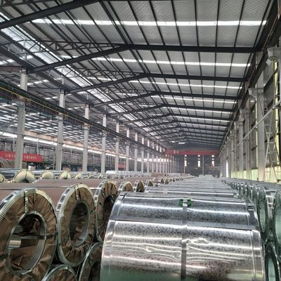 Rolo de bobina Venda direta SGCC DX51D Zinco revestido 20-275g/m2 Espessura 0,12-4mm Aço galvanizado com revestimento Z20-Z275