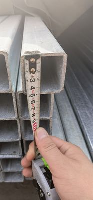 Tubos e tubos de aço retangulares e quadrados galvanizados para edifícios de estufa conformes com a norma GB/T13793-2001