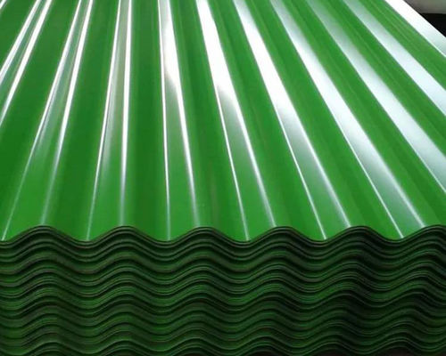 PPGI ASTM Pré-pintado revestido de cores de telhado chapa de aço galvanizado chapa de telhado ondulado chapa plana laminada a frio laminada a quente Grad