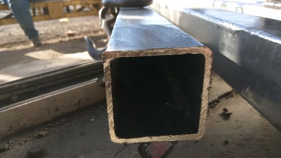 Tubos e tubos de aço galvanizados quadrados e retangulares para edifícios industriais de estufa com serviço de processamento de descolagem