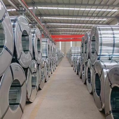 20-275 g/m2 bobina de aço galvanizado revestida com zinco SGCC DX51D GI comprimento da bobina