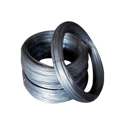 Fios de aço galvanizados não oleados com superfície brilhante e galvanizados a quente