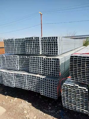 1.5x1.5 polegadas quadrado retângulo oco tubo de ferro soldado preto galvanizado tubo quadrado para pequenas ferramentas processo de fabricação