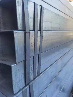 1.5x1.5 polegadas quadrado retângulo oco tubo de ferro soldado preto galvanizado tubo quadrado para pequenas ferramentas processo de fabricação