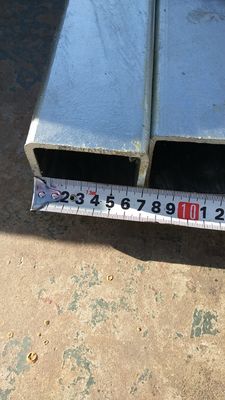 1.5x1.5 polegadas quadrado retângulo oco tubo de ferro soldado preto galvanizado tubo quadrado para pequenas ferramentas processo de fabricação