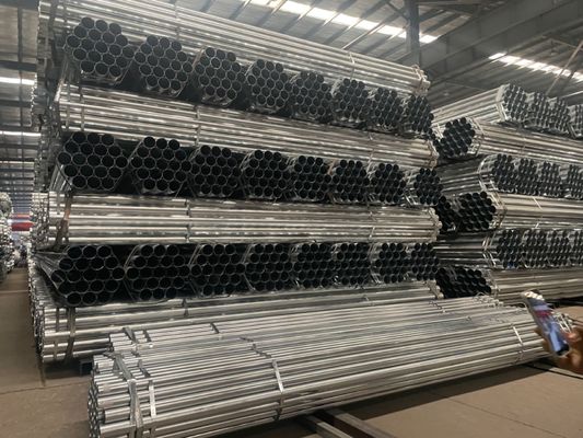 Zinco 80g 6/12 metros tubo de aço galvanizado para estrutura de estufa 30%TT adiantado 70% Termos de pagamento saldo revestimento de zinco 80g