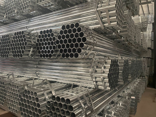 Zinco 80g 6/12 metros tubo de aço galvanizado para estrutura de estufa 30%TT adiantado 70% Termos de pagamento saldo revestimento de zinco 80g