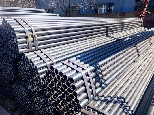 Zinco 80g 6/12 metros tubo de aço galvanizado para estrutura de estufa 30%TT adiantado 70% Termos de pagamento saldo revestimento de zinco 80g