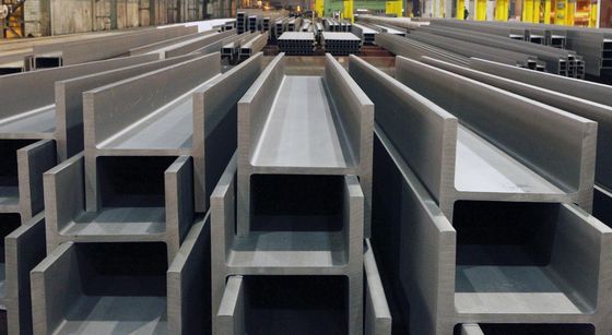 ASTM A992 Estruturas de aço H com espessura de flange técnica e personalizada soldada