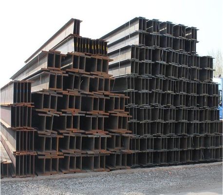 8mm 64mm / personalizado espessura da flange laminada a quente Estruturas de aço de flange larga H vigas a preços acessíveis ASTM A36 A992 Q235 Q355
