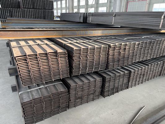 400x200x8-16mm Estrutura de aço técnico laminado a quente Trava pesada I vigas grau Q235 para pontes e máquinas pesadas