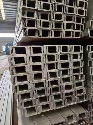 80x40x3mm canais U galvanizados para sistemas de parede de cortina estrutural não-aleio e largura da flange como sua exigência