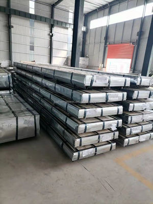 Z180 DX51D DC51 SGCC Folha de telhado galvanizada corrugada PPGI com cor e tolerância Ral ± 1%