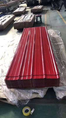 Galvanizado revestido Z10 Z180 DX51D SGCC Coil de aço revestido de cor para RAL Requisito de cor Folha de telhado galvanizado ondulado