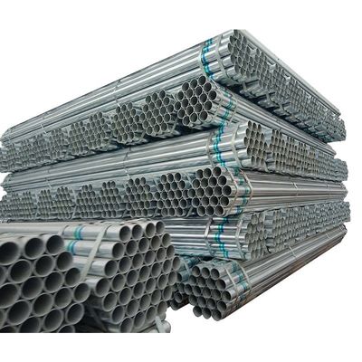 Tubo de aço galvanizado não ligado A36 A53 1.0033 BS 1387 Secções estruturais para materiais de construção