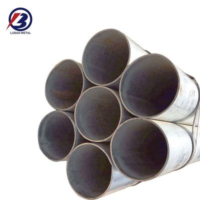 Q235 Q345 S235jr S355j0 S355j2 Tubos soldados de aço carbono com certificado de costura reta ordinária e certificado GS