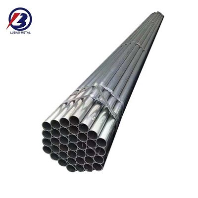 Q235 Q345 S235jr S355j0 S355j2 Tubos soldados de aço carbono com certificado de costura reta ordinária e certificado GS