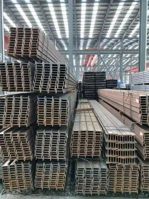 comprimento 6-12m ASTM H viga de aço estrutural recém-produzido rolos a quente de aço H vigas para H vigas espessura da flange 8mm 64mm