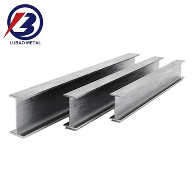 H-Channel estrutural de aço carbono com superfície galvanizada preta e espessura de teia de 6,5-70 mm